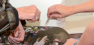 Energiemedizinische Behandlung verspannter und verklebter 
Muskulatur